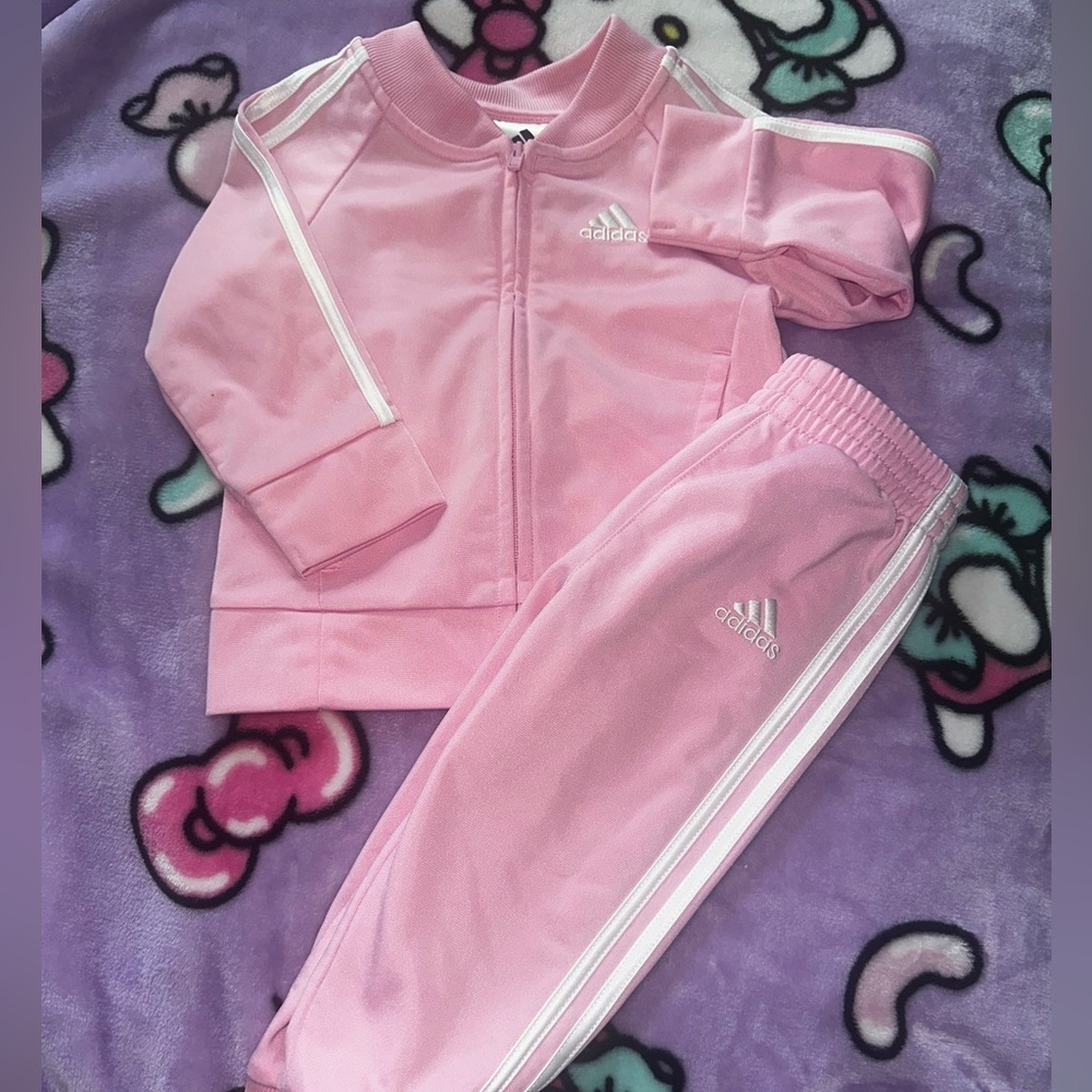 Baby Girls Adidas Tracksuit